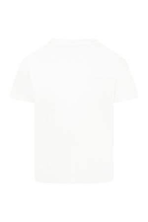 Rubberised-Logo T-Shirt BALMAIN PARIS KIDS | BW8P11Z0116100NE